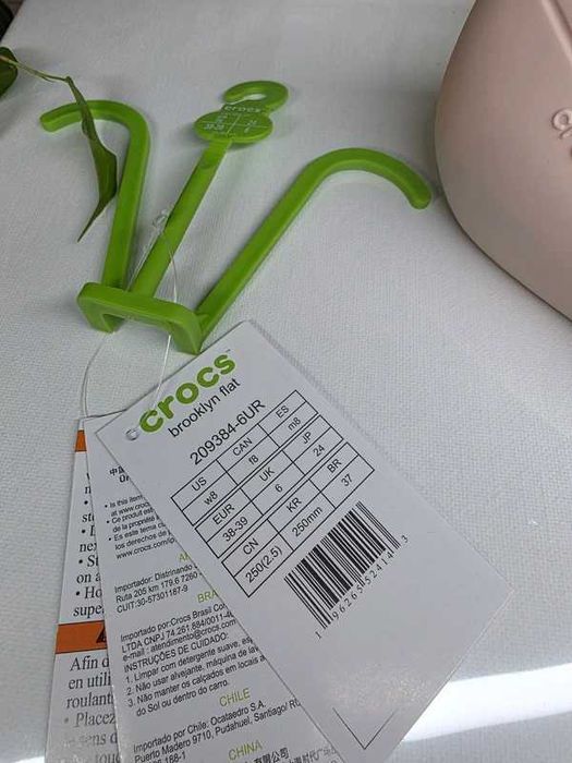 Baleriny crocs 38 39 w kolorze cielistym Crocsy baleriny 39