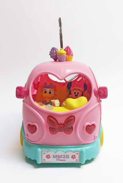 Casa Minnie Mouse Disney + Carrinha Pão de Forma Gelados Minnie e Acessórios