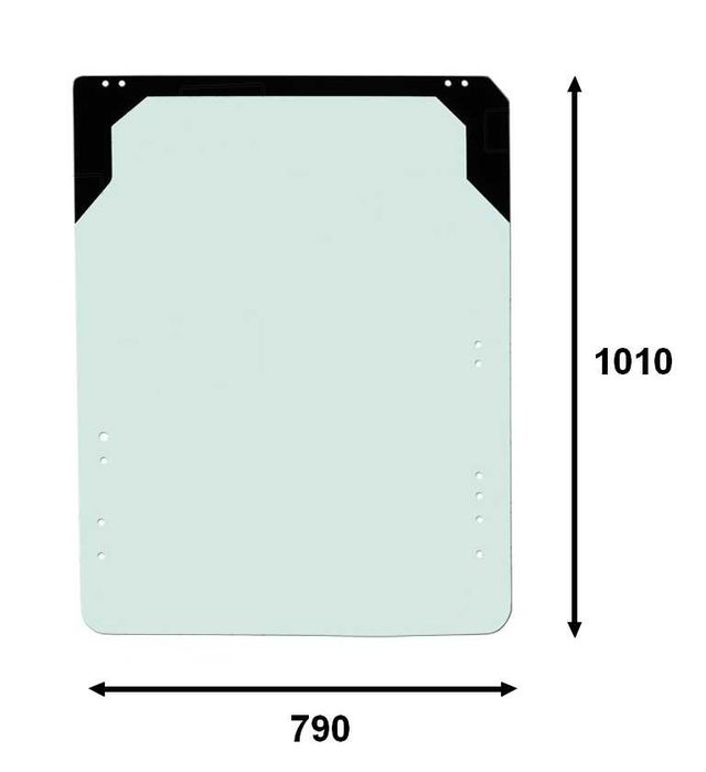 Szyba przednia górna LIEBHERR LTF LTM MK