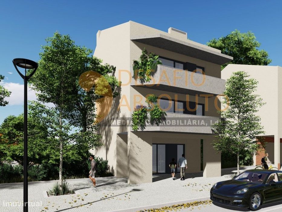 Loja| Apartamento T1, com logradouro 36m2