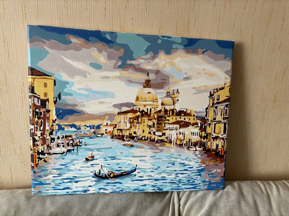 Картина по номерам готова венеція