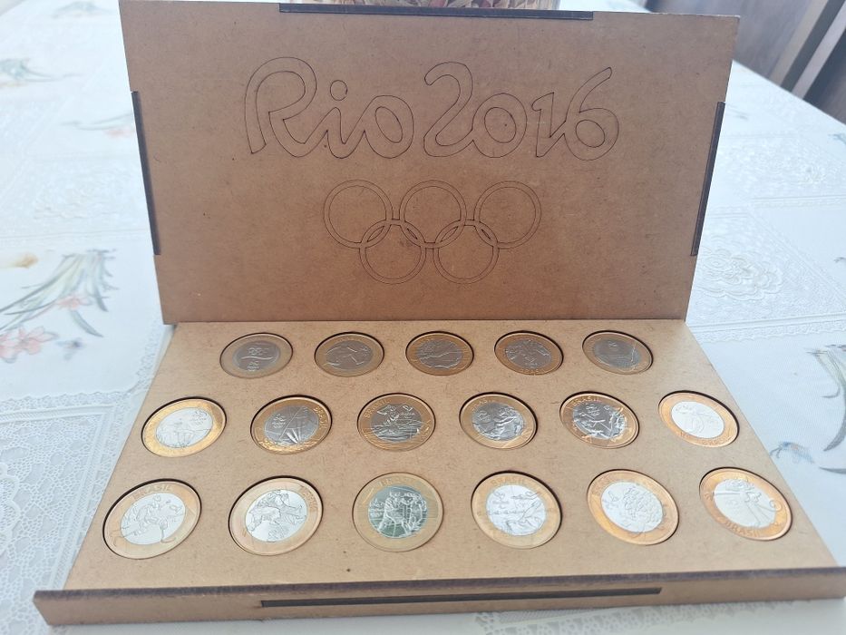Moedas Raras das Olimpíadas 2016 no Rio de Janeiro  Brasil