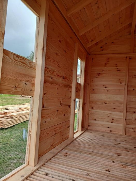 Golebnik 3x2 m Dach dwuspadowy z rusztem
