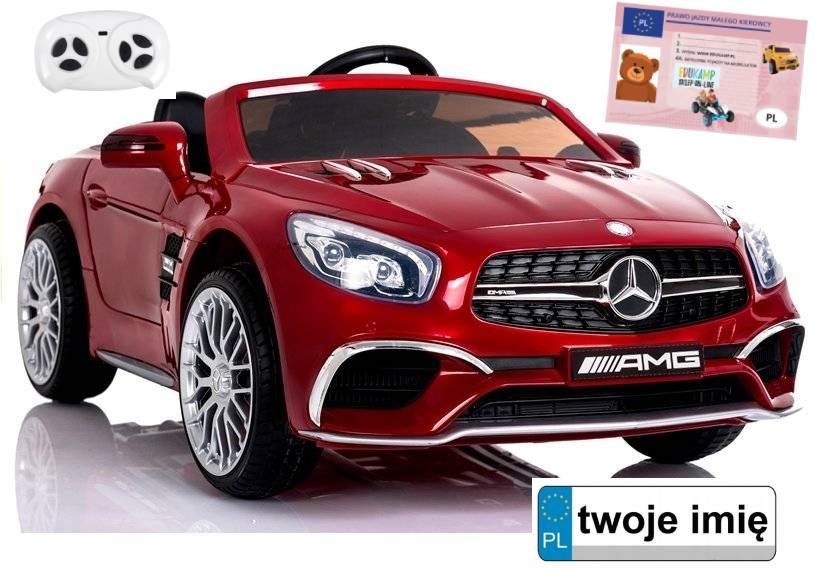 Auto na akumulator Mercedes SL65  na licencji LAKIEROWANY 2x45W