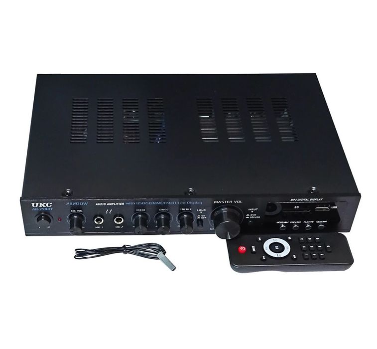 Підсилювач звуку UKC AK-298BT із USB, FM, Bluetooth