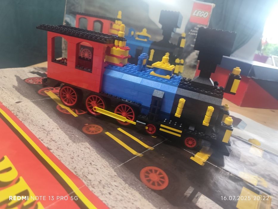 lego Thatcher Perkins Locomotive 396 z 1976 r karton instrukcja