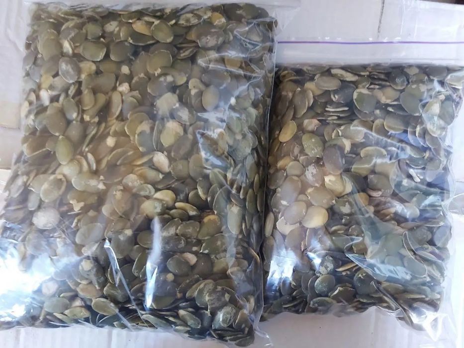 Гарбузове насіння очищене Насіння гарбуза 1кг Очищенные семена тыквы