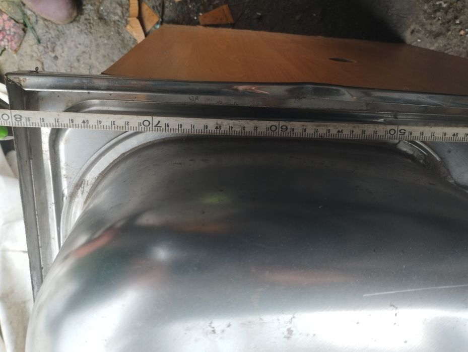 Мойка двойная (нержавейка)