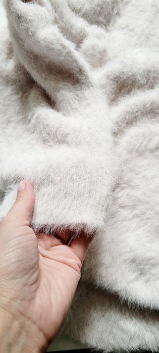 Pudrowy róż półgolf damski