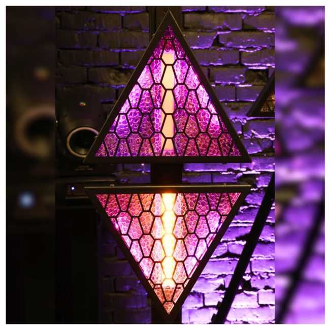 EVOLIGHTS LUMEN ONE 6x60W WW 96x0,5W RGB LED reflektor sceniczny retro