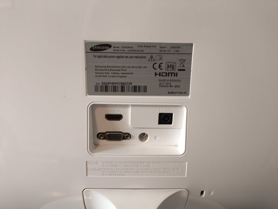 Монітор SAMSUNG S24D391