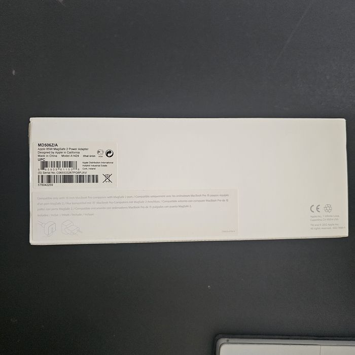 Apple Original 85W MagSafe 2 Power Adapter for Apple64751022335873122