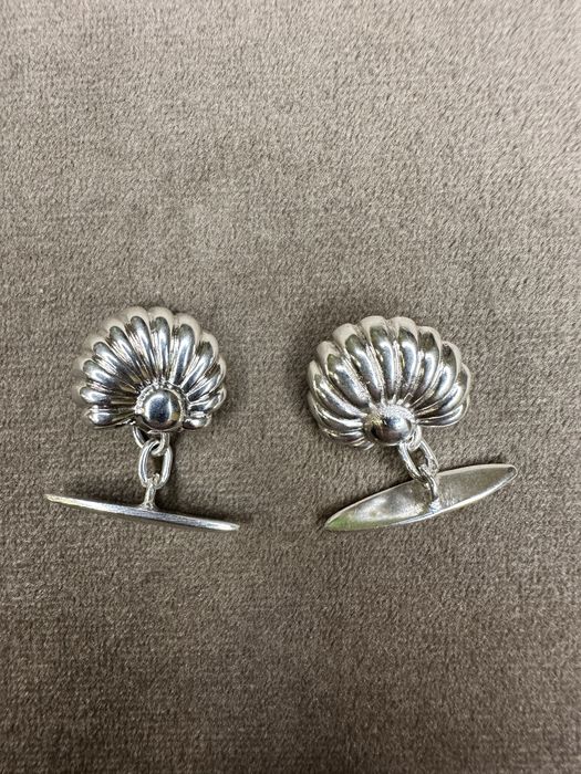 Botões de punho em prata