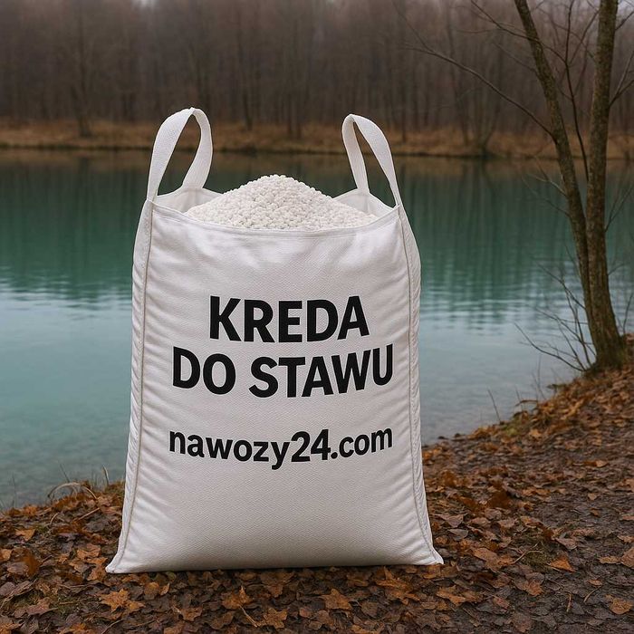 Kreda Stawowa Bigbag 500 kg z dostawą, kreda granulowana do stawu