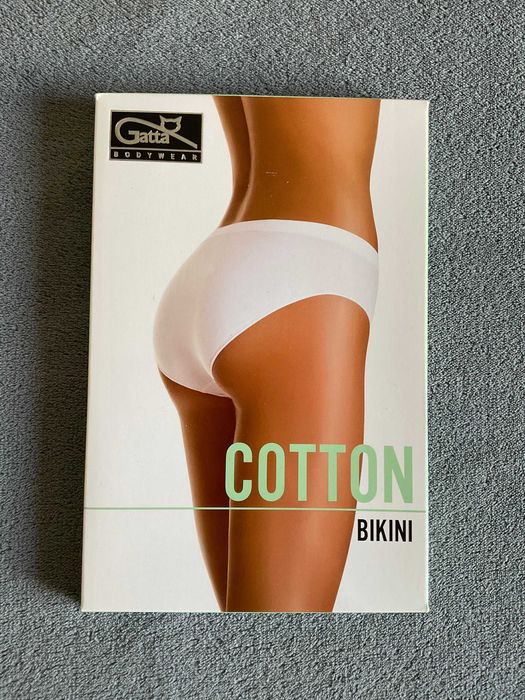 Gatta bikini cotton bawełna M białe white NOWE w pudełku