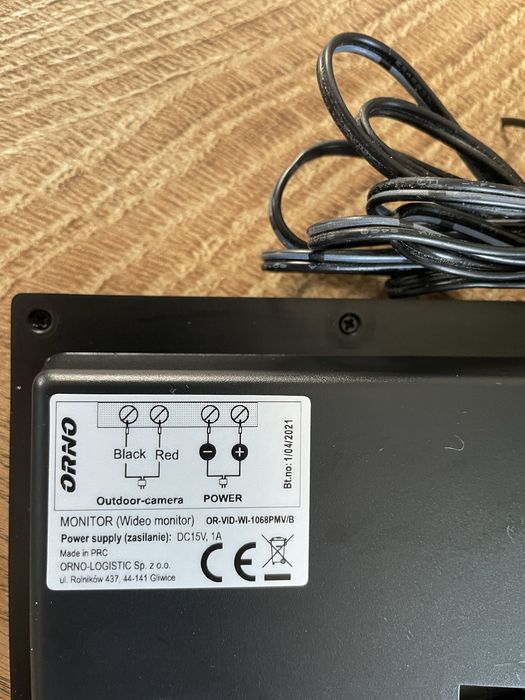 Monitor Orno OR-WID-WI 1068PMV/B