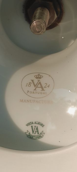 Waza Salonowa, Vista Alegre, Portugalia, Lata 80te  XX w. Talha Silvér