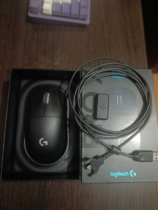 Миша Logitech G Pro X Superlight Wireless Black (910-005880)