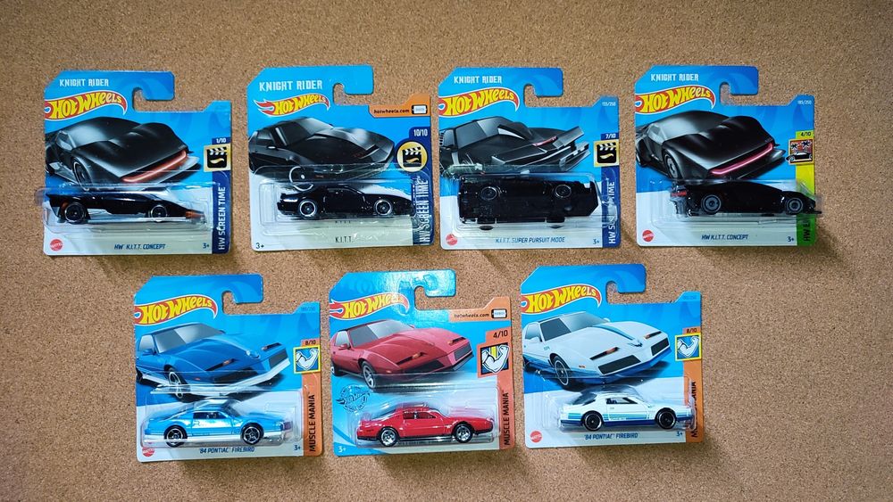 Hot Wheels Knight Rider K.I.T.T. K.A.R.R. Zestaw Pontiac Firebird