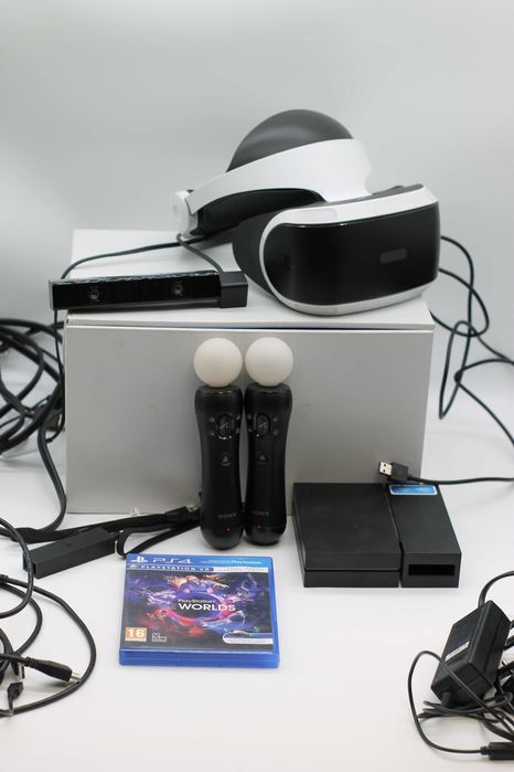 Zestaw PlayStation VR v1 – Gogle + Kamera + Move + Gra Adapter PS5/PC