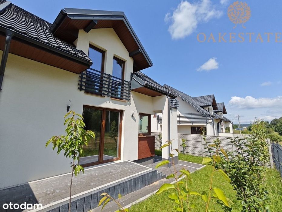 Bliźniak wśród zieleni - Ćmińsk | 103m²