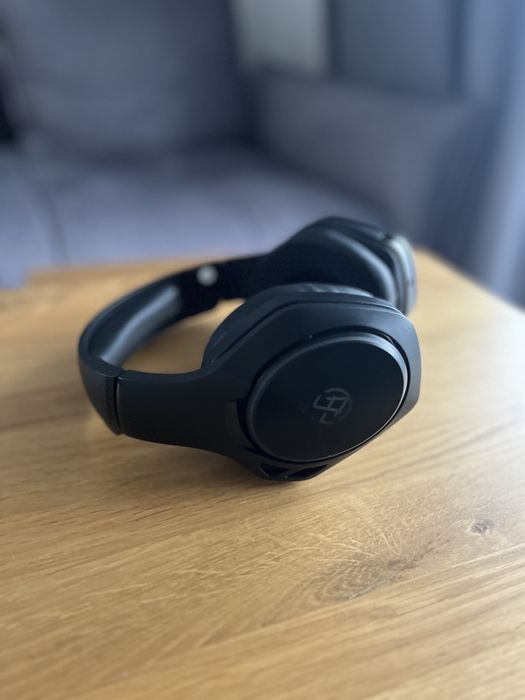 Bezprzewodowe słuchawki gamingowe czarne 2.4 GHz + Bluetooth jak nowe