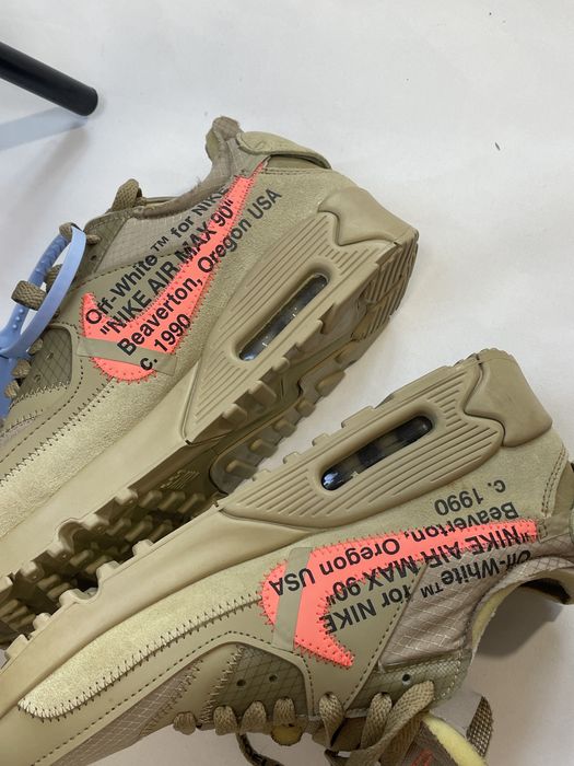 Кросівки Nike Air Max 90 x Off-White «Desert Ore»
