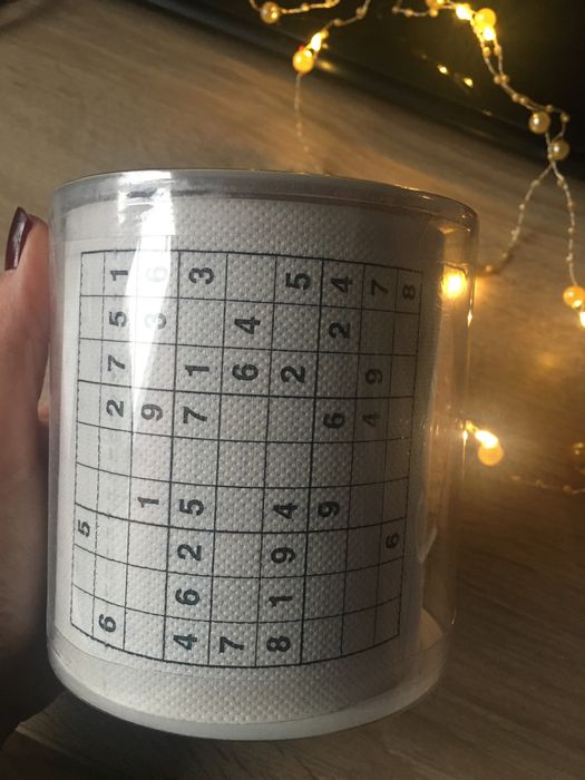 Papier toaletowy sudoku prezent zabawny na 18