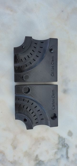 Gabarito para corte de curvas para tubo de 40mm
