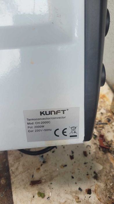 2 Aquecedores Resistência Kunft Parede