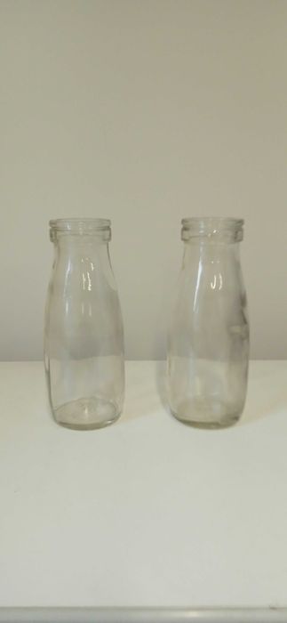 Butelka po śmietanie PRL