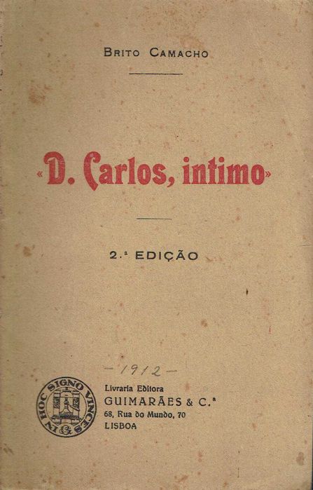 14002

D. Carlos, Intimate
Brito Camacho.
