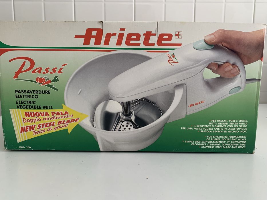 Passador de Verduras Electrico Ariete  (Passe Vite) NOVO