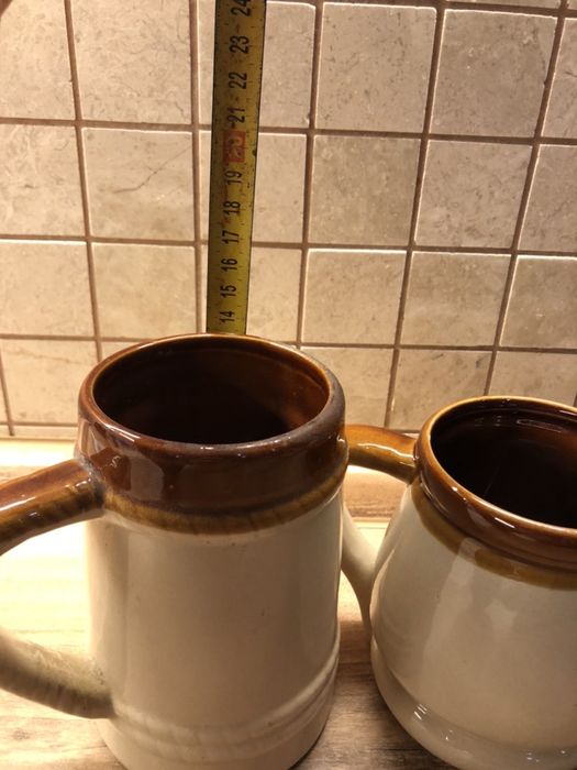 2 пивных бокала. Кипр. Керамика.