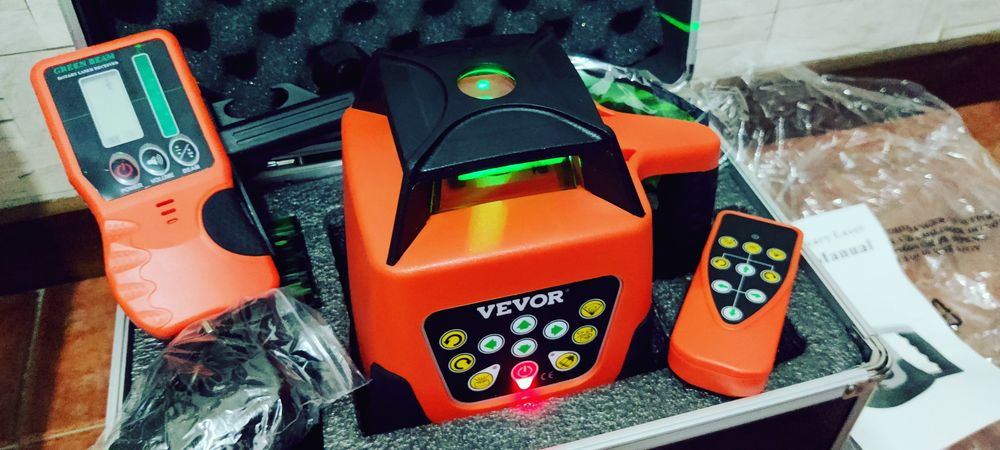 Kit Laser Rotativo + Tripé + Régua 5mt NOVO