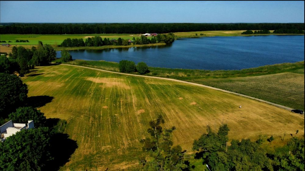 Chełmżyca, działka budowlana nad jeziorem kolmowo, trasa Iława - Susz