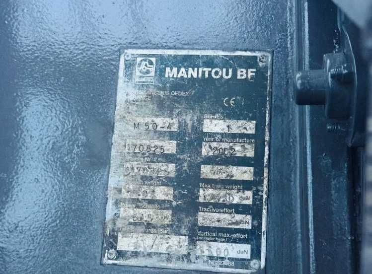 Вилочний навантажувач погрузчик MANITOU M50-4,висота- 4 метра, 5 тон