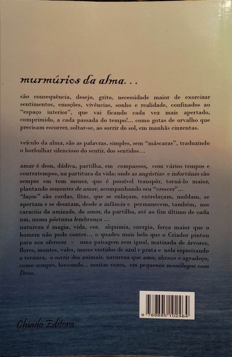 Livro: Murmúrios da Alma de Helena Cordeiro