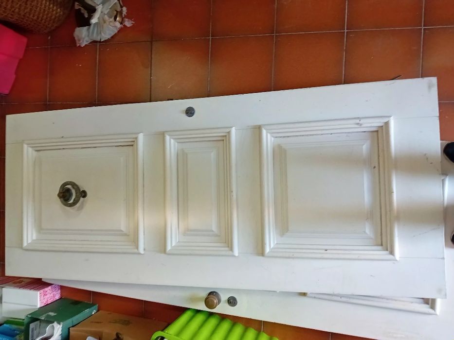 2x portas madeira maciça