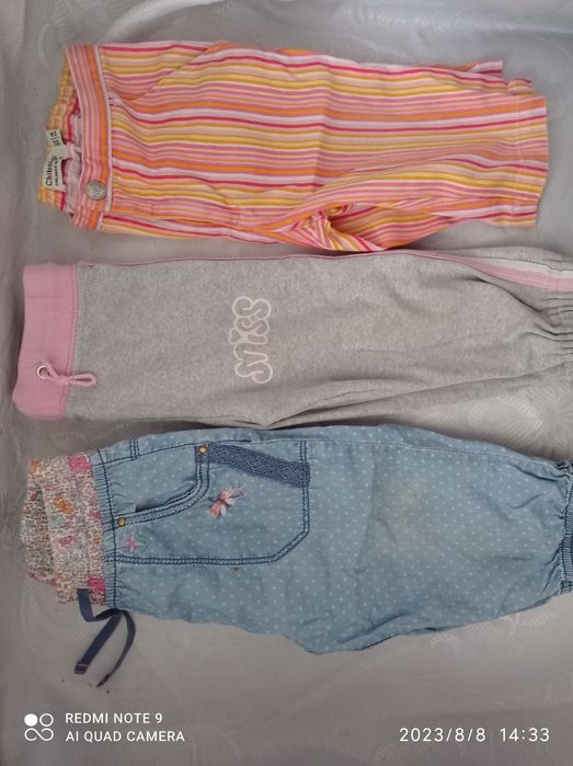 Пакет Штанів на дівчинку  2-3 роки