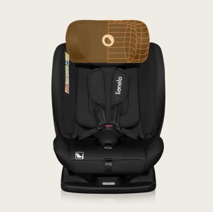 Fotelik samochodowy 40-150 PRZÓD TYŁ łatwy montaż Lionelo Izzy I-Size