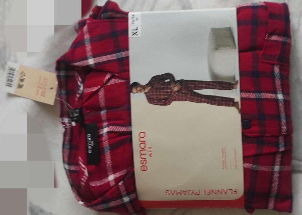 Piżama męska flanelowa XL