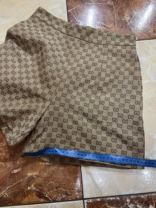 женские класические шорты gucci monogram