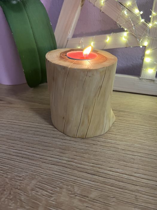 Підсвічник з дерева (ручної роботи)