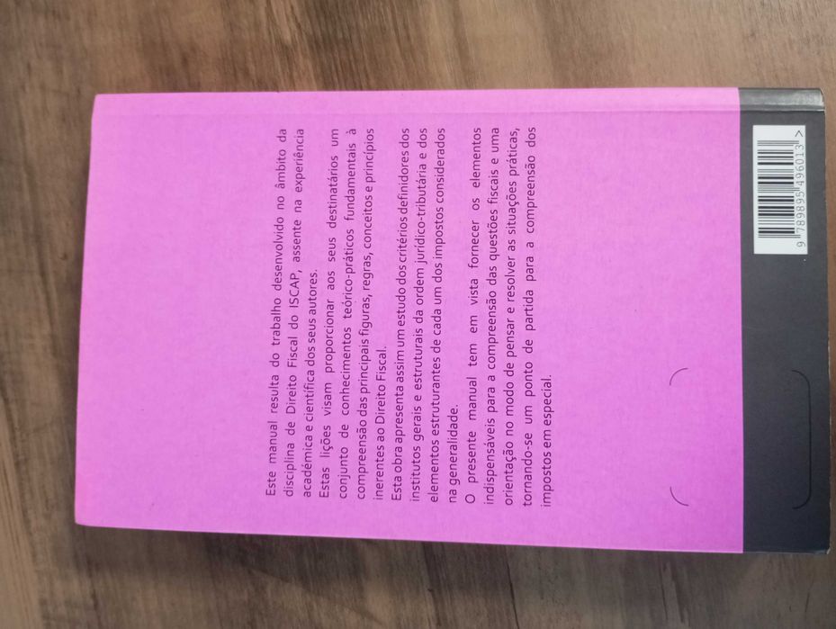 Lições de direito fiscal