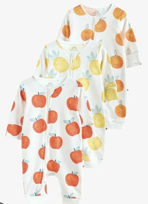 Три ромпери дитячі 6-9 місяців Next