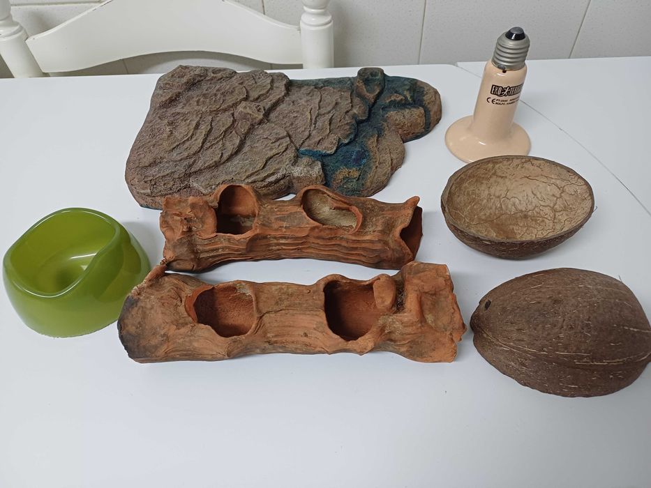 Acessórios para terrário de repteis