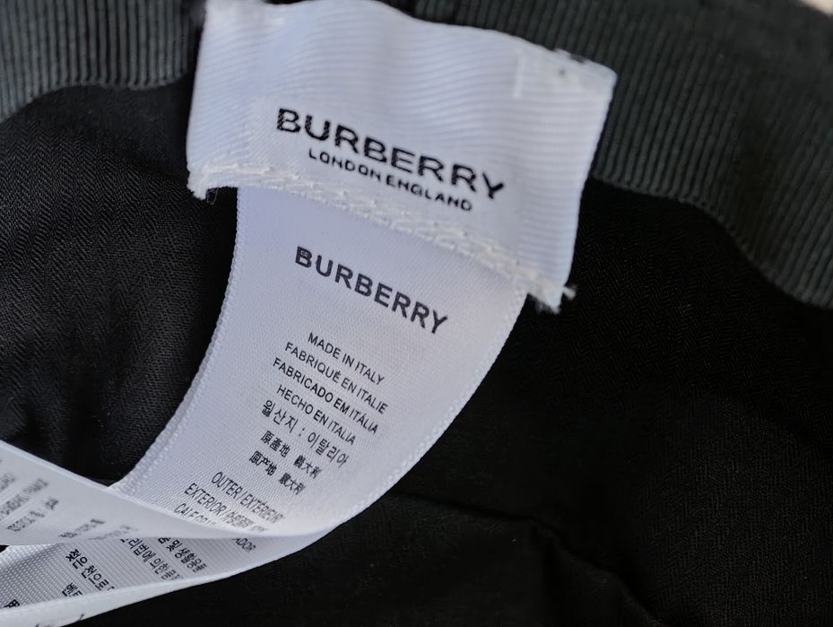Burberry bucket hat panamka kapelusz czapka
