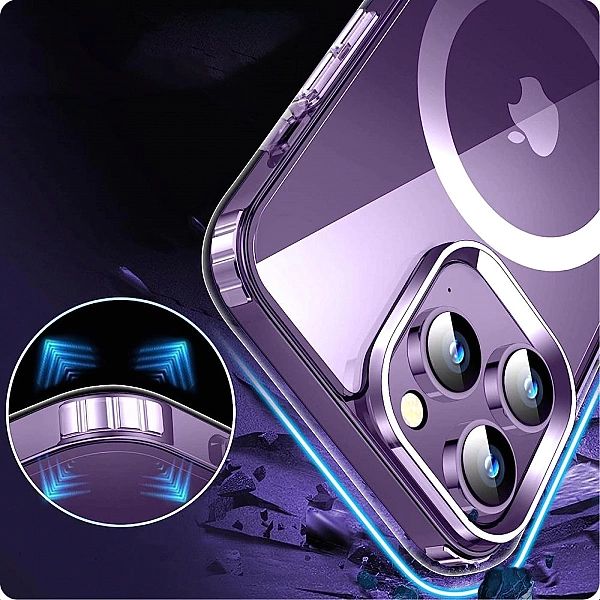 Tech-Protect Flexair Hybrid Magsafe Iphone 15 Pro Clear