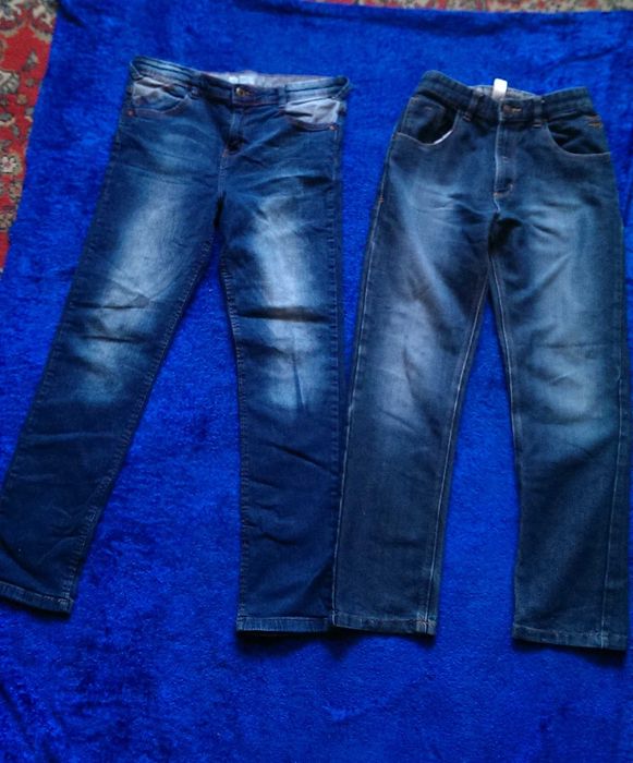 Джинсы 2 пары George, INEXTENSO SLIM 152-167 в прекрасном состоянии